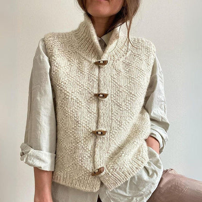 Rosie - Sleeveless knitted vest