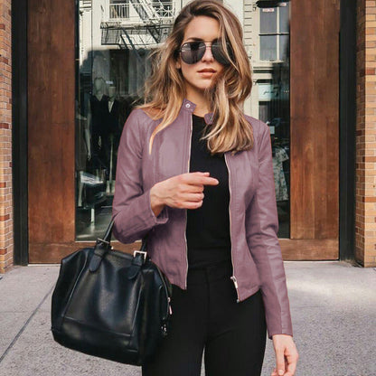 Grace | Elegant Leather Jacket