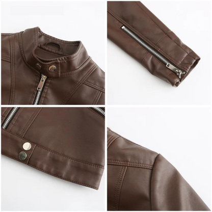 Tori - Elegant Leather Jacket