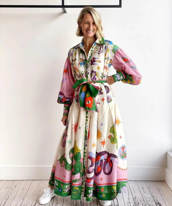 Natalie | Italian Maxi Dress
