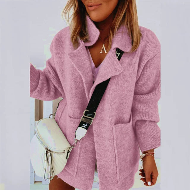 Rose - Classic Knitted Cardigan Coat
