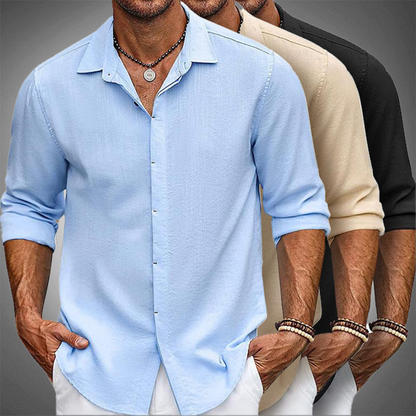 Vincénzio Slim-Fit Linen Shirt